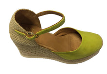 Carica l'immagine nel visualizzatore di Gallery, Espadrillas con zeppa alta in pelle scamosciata TROPIC