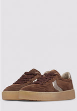 Carica l'immagine nel visualizzatore di Gallery, MIND 02 W Sneakers in pelle e suede Marrone-Oro