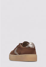 Carica l'immagine nel visualizzatore di Gallery, MIND 02 W Sneakers in pelle e suede Marrone-Oro