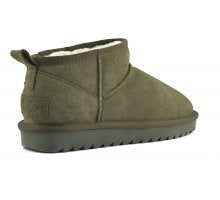 Carica l'immagine nel visualizzatore di Gallery, Stivale basso in pelle scamosciata Military con fodera in lana.