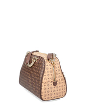 Carica l'immagine nel visualizzatore di Gallery, BORSA A MANO HERITAGE MARRONE BEIGE MARRONE