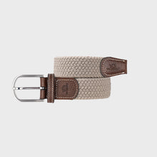 Carica l'immagine nel visualizzatore di Gallery, Cintura elastica intrecciata Beige sabbia