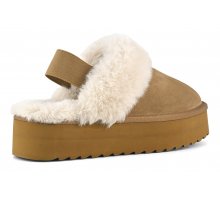 Carica l'immagine nel visualizzatore di Gallery, PLATFORM SLIPPER TAN