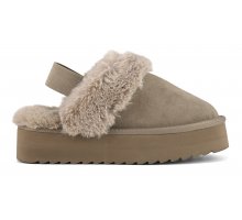 Carica l'immagine nel visualizzatore di Gallery, PLATFORM SLIPPER TAUPE
