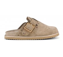 Carica l'immagine nel visualizzatore di Gallery, Sabot pelle scamosciata con strass