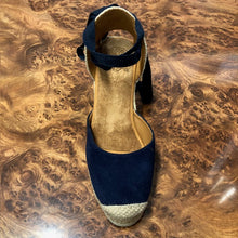 Carica l'immagine nel visualizzatore di Gallery, CARNOT SKIN ESPADRILLAS ANNODATA IN CAMOSCIO BLU