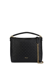 Carica l'immagine nel visualizzatore di Gallery, Borsa A Spalla Heritage Logo Embossed Nero