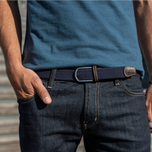 Carica l'immagine nel visualizzatore di Gallery, Cintura elasticizzata Belt Navy Blue