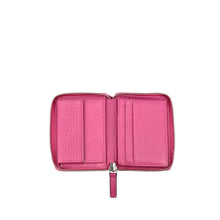 Carica l'immagine nel visualizzatore di Gallery, PORTAFOGLIO PICCOLO CON ZIP FUXIA
