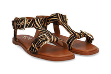 Carica l'immagine nel visualizzatore di Gallery, ALPE Woman zebrato beige moro
