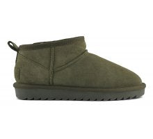 Carica l'immagine nel visualizzatore di Gallery, Stivale basso in pelle scamosciata Military con fodera in lana.
