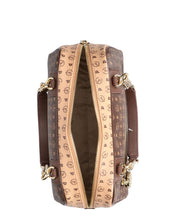 Carica l'immagine nel visualizzatore di Gallery, BORSA A MANO HERITAGE MARRONE BEIGE MARRONE
