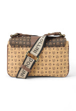 Carica l'immagine nel visualizzatore di Gallery, Borsa A Spalla Heritage HOBO Pvc Marrone Crema Marrone
