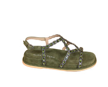 Carica l'immagine nel visualizzatore di Gallery, ALMA EN PENA Sandalo Suede Khaki
