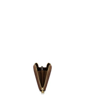 Carica l'immagine nel visualizzatore di Gallery, Linea Heritage Portafoglio Zip Around Heritage Logo Embossed Marrone

