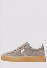 Carica l'immagine nel visualizzatore di Gallery, MIND 02 W Sneakers in pelle e suede Rosa Antico-Grigio

