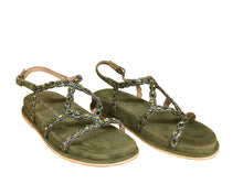 Carica l'immagine nel visualizzatore di Gallery, ALMA EN PENA Sandalo Suede Khaki
