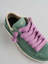 Carica l'immagine nel visualizzatore di Gallery, SCARPA ALLACCIATA DONNA P001 IN CAMOSCIO VERDE GRANITO
