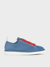 Carica l&#39;immagine nel visualizzatore di Gallery, SCARPA ALLACCIATA P01 UOMO IN SUEDE BLUE-ROSSO
