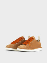 Carica l&#39;immagine nel visualizzatore di Gallery, SCARPA ALLACCIATA P01 UOMO IN SUEDE BISCOTTO-ARANCIO BRUCIATO

