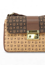 Carica l'immagine nel visualizzatore di Gallery, Borsa A Spalla Heritage HOBO Pvc Marrone Crema Marrone

