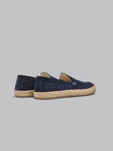 Carica l&#39;immagine nel visualizzatore di Gallery, SLIP-ON S29 UOMO IN SUEDE CON SUOLA IN CORDA BLU

