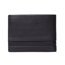 Carica l'immagine nel visualizzatore di Gallery, Momodesign portafoglio con portamonete Dollaro in vera pelle nero
