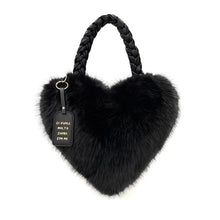 Carica l&#39;immagine nel visualizzatore di Gallery, Borsa cuore Heart colore nero
