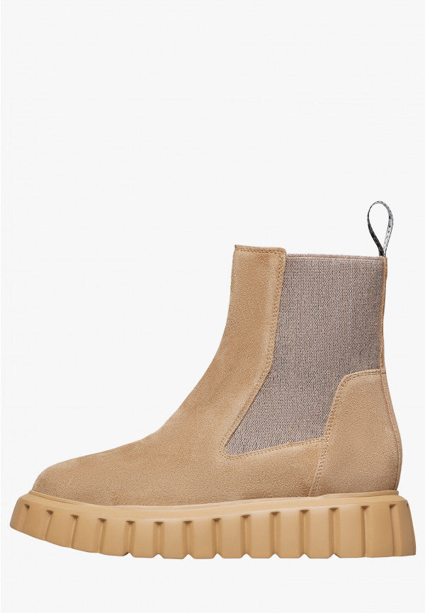 GRENELLE CHELSEA Stivaletti in suede Marrone chiaro