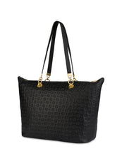 Carica l'immagine nel visualizzatore di Gallery, Shopping Bag Heritage Logo Embossed Nero
