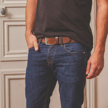 Carica l&#39;immagine nel visualizzatore di Gallery, BELT RAW ASPECT COGNAC
